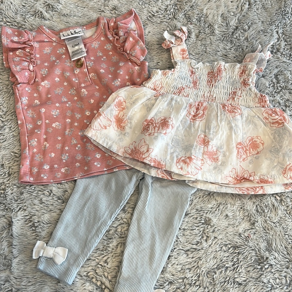 3 piece 6-9M Nicole Miller outfit